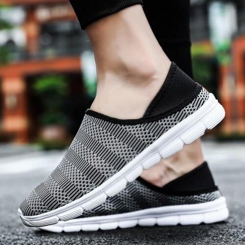 Loafer Men Shoes Summer Mesh Fashion Breathable Light Walking Footwear Plus Size Sneakers Men Casual Shoes