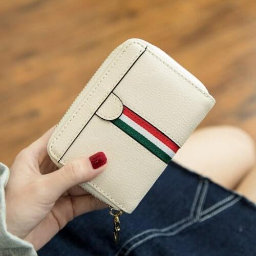 Small card bag woman Korea lovely compact ultra-thin large capacity anti-demagnetization card bag driving certificate bag