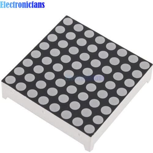 8x8 3mm Dot Matrix Display Red LED Display Common Anode