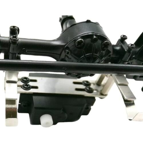 Heavy Duty Metal Upgrade Steering Servo Mount for WPL MN RC Off-Road Crawler