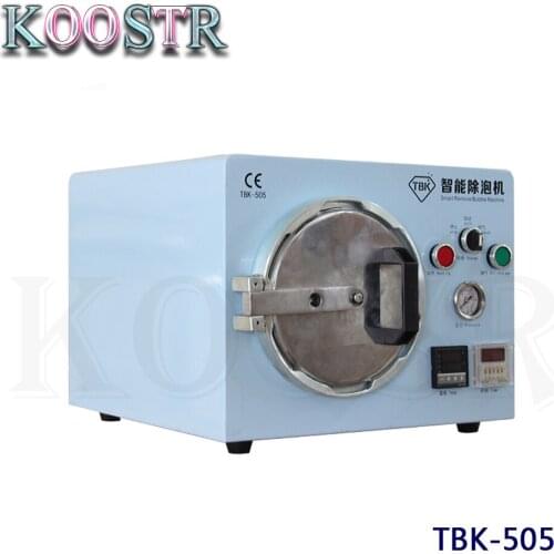 TBK Multi-functions Bubble Remove Machine 505 Autoclave Smart Built-in Air Compressor No Electric Noise For LCD Screen Refurbish