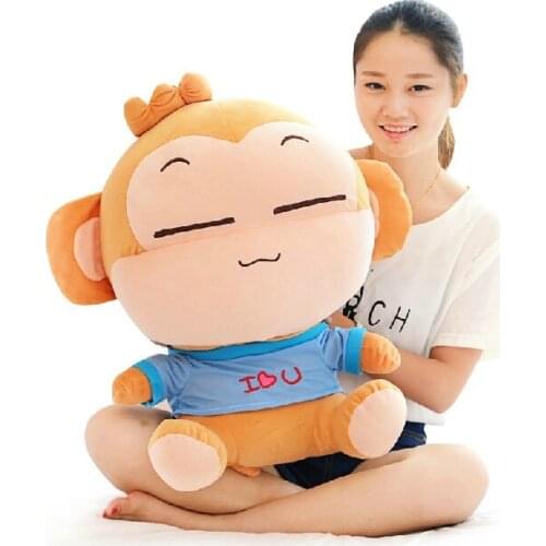 Lovely monkey plush toy large 85cm monkey soft hugging pillow, birthday gift F040