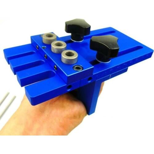DIY Woodworking Joinery High Precision Dowel Jigs Kit,3 in 1 Drilling locator,08450 drilling guide kit