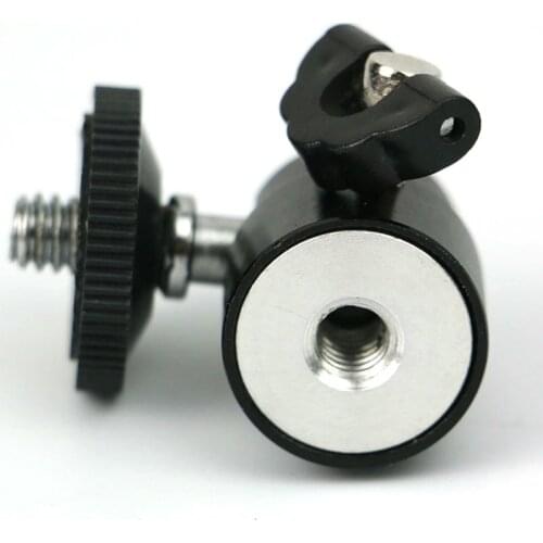 New Voor Camera Statief Led Licht Flash Statief Beugel Houder 1/4 Hot Shoe Adapter Cradle Bal Hoofd