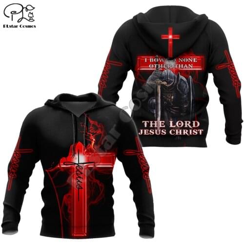 PLstar Cosmos NewFashion Christian Bible Faith Jesus God Lion Retro Art Streetwear Tracksuit 3Dprint Men/Women Casual Hoodies 11