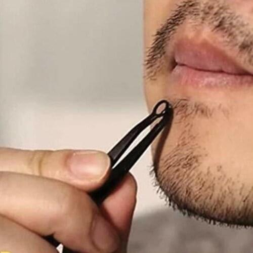 Eyebrow Tweezer Steel Nose Hair Trimming Tweezers Round Tip Daily Beauty Tools For Nose Hairs Removal Make Up Tools