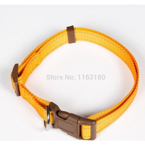 300pcs/lot Dog Collar Durable Nylon Reflective Collar Custom Pet Dogs Collars For Small Medium Large Dogs Pet Dog Accessories