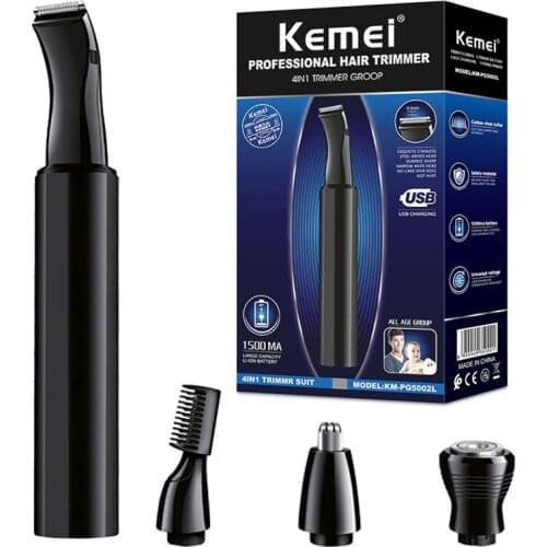 Professional all in one rechargeable nose trimmer beard trimer ear cleaning eyebrow nose hair trimmer to use nose and ear