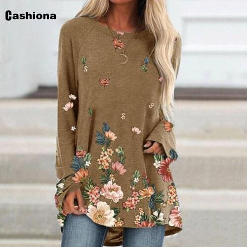 Plus size 5xl Women Elegant Leisure Casual Long T shirt Patchwork Butterflies Womens Top Vintage 2020 Spring Autumn Shirt Femme