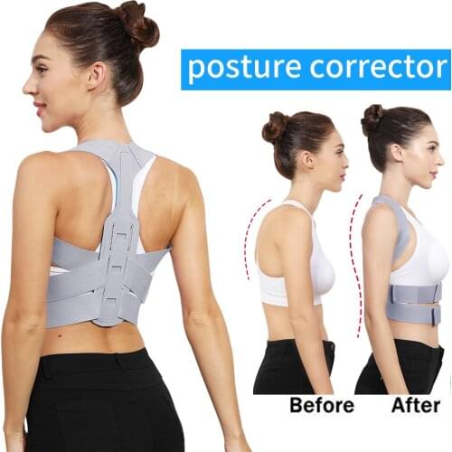 Adjustable Posture Corrector Belt Clavicle Spine Men Women Workplace Outdoor Upper Back Shoulder Lumbar Correction Bandage