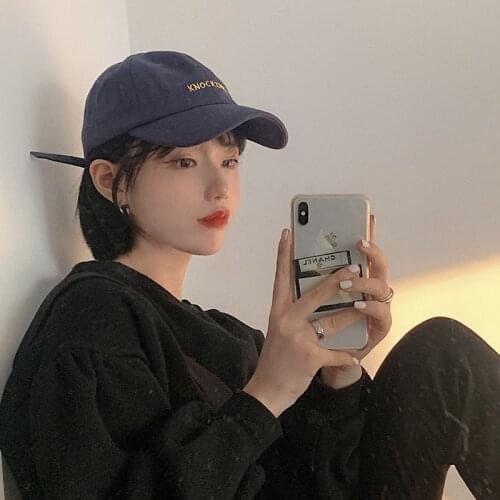 Hat Womens Simple Letter Embroidery Caps Street Travel Sunshade Sunscreen Baseball Cap Men