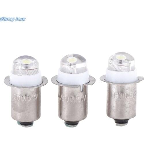 LED Light Bulb P13.5S 0.5W Work Light Flashlight Torch Light Replacement Led Bulb Work Light Lamp 3V 4.5V 6V