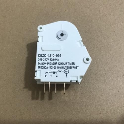 1pcs Refrigerator defrost timer for Haier Hisense Refrigerator Defrosting Timer DBZC-1210-1G6 replacement Parts