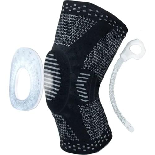 1pc Knee Pad Sleeve Elastic Breathable Anti-sweat Leg Warmer Protector Outdoor Gym Basketball 2021