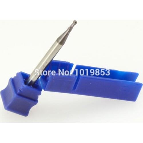 5pcs CGS-250 R1.25x4X50L HRC50 SOLID tungsten carbide ball nose end mill for stainless steel 304 316 or steel