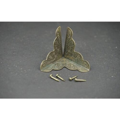 8PCS/Lot Decorative Case Corner Protector Craft Antique Jewelry Wine Wooden Box Guard