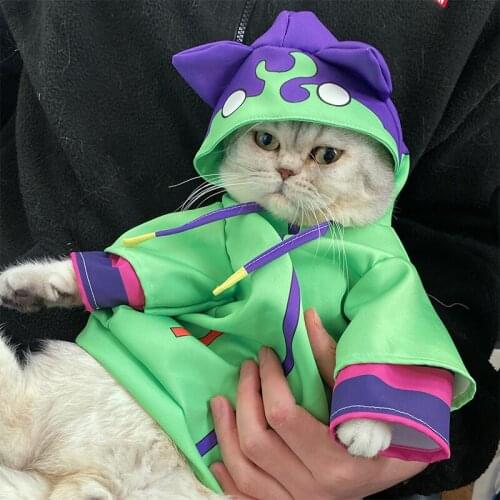 Anime SK EIGHT SK8 the Infinity MIYA DIY Little Cat Clothes Hoodie Coat Cosplay Costumes Spring Autumn Little Dog Pet Supplies