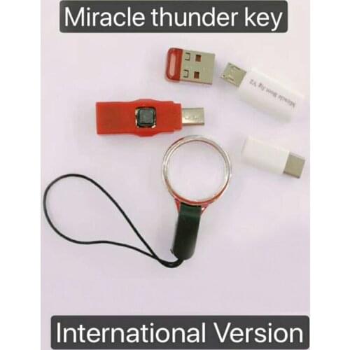 Free Shipping 2021 International original new Miracle thunder key dongle Miracle +Miracle Boot JIG no need miralce box and key