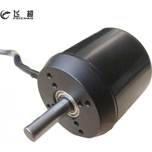 FEICHAO 6374 170KV Brushless Motor w/ Hall Sensor 2800W Electric Off Road Engine 10MM Motor Shaft 36V High Speed Electric Motor