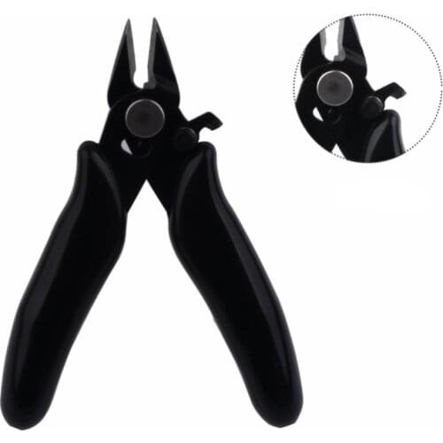 Mini Cutting Side Pliers with Safety Lock Wire Cable Cutter Scissor for Electronic Cigarette DIY Heating Wire Coils Hand Tools