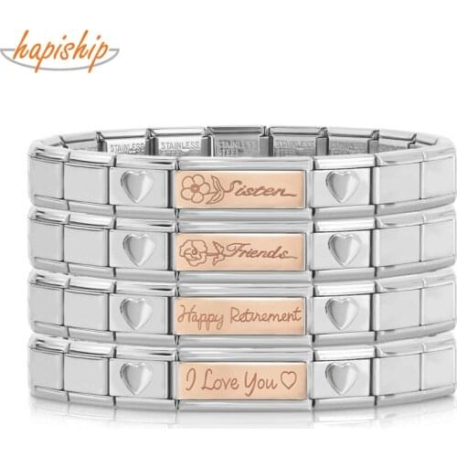 Hapiship Womens Fashion Bracele Marry Me I Love You Friend Mum Granddaughter Wish Gift For Daugther Birthday Jewelry G154