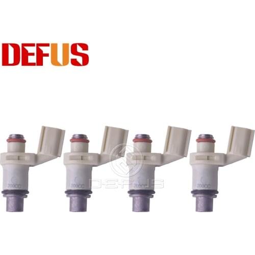 DEFUS 4X Replacement 200cc/min 2 holes Motorcycle Fuel Injector for Ya-maha Motorbike Nozzle Injection Engine System Bico White