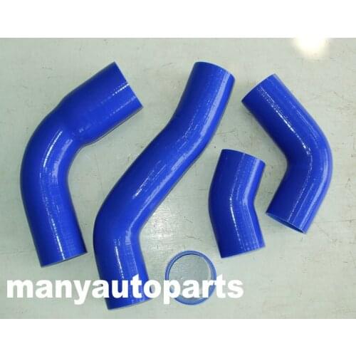 FOR Toyota Supra JZA80 2JZ-GTE Silicone Intercooler Turbo Hose Kits Blue