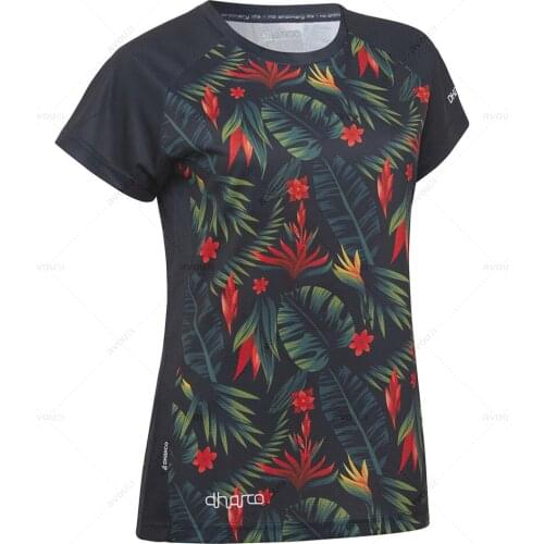 DHARCO Jersey Downhill Moto Jersey Short Sleeve Motorcycle MTB Motocross Jersey MX Spexcel ATV Cycling Jersey Hombre Bmx Shirt