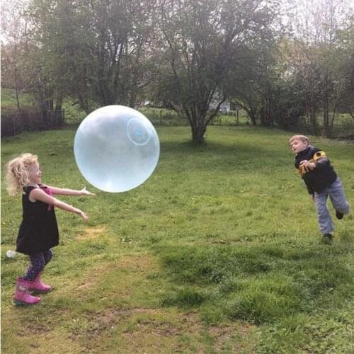 Giant magic bubble ball soft inflatable magic ball large water balloon children outdoor party summer beach do game props