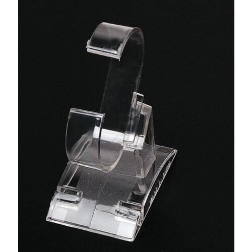 Hot Wrist Watch Display Rack Holder Sale Show Case Stand Tool Clear Plastic