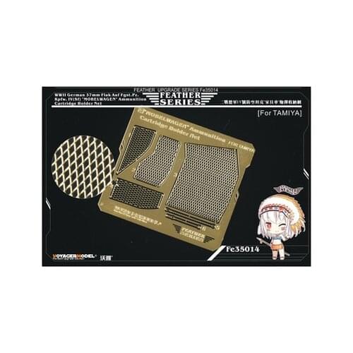 KNL HOBBY Voyager Model FE35014 World War II German Army IV air defense tank "furniture car" shells storage network