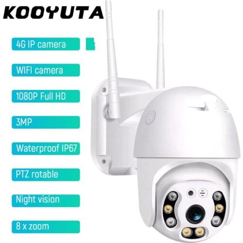 KOOYUTA 2MP IP Camera Wifi Outdoor Security HD Camera Surveillance 2.5'' PTZ 8X Digital Zoom Network CCTV Surveillance