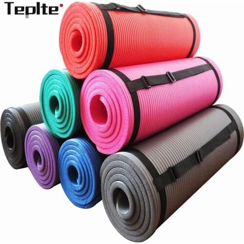Yoga Mat Multi-purpose 183*61*1.5 Ultra-thick High-density Anti-tear Sports Mat Exercise Mats With Strap For Fitness Gym Workout