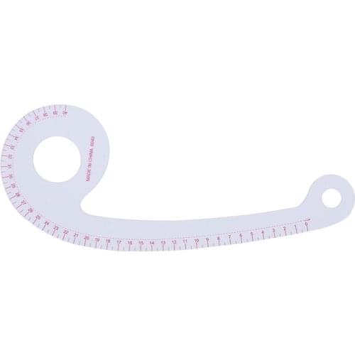LMDZ French Curve Ruler Apparel sample making, Multifunction Plastic cutting sleeve ruler, marking wheel, patchwork ruler