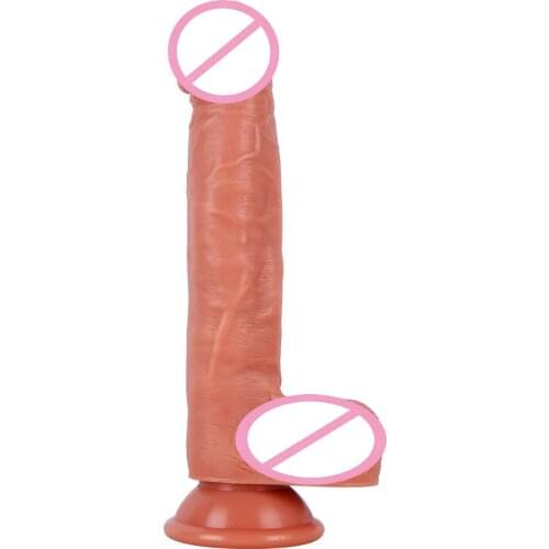 Soft Silicone Flesh/Purple Realistic Dildo for Woman Suction Cup Penis Anal Butt Plug Huge Dildo Erotic Toys Big Penis Dildos