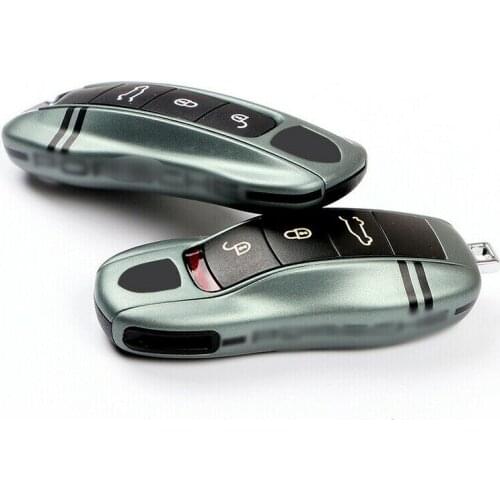New For Porsche Macan Boxster Cayenne Panamera 911 9YA 971 Key Cover Holder Shell Cap Fob Remote Controller Hard Casing