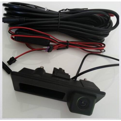 RGB Handle Rear View Reversing Camera for VW Golf Plus Jetta MK5 MK6 Tiguan Passat B7 RNS510 RCD510 RNS315 Factory Radio