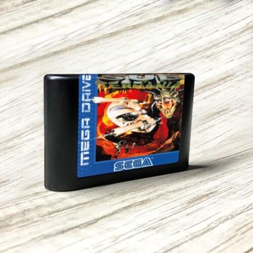 Sub-Terrania - EUR Label Flashkit MD Electroless Gold PCB Card for Sega Genesis Megadrive Video Game Console