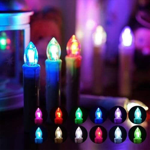 Remote New Year Candles Battery Powered Flameless Led Tea Lights Candle Light Flames Easter Birthday/Wedding /Christmas decor