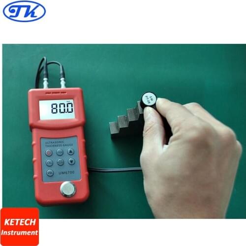 Precise Digital Portable Ultrasonic Thickness Gauge 1-280mm 0.1mm UM6700