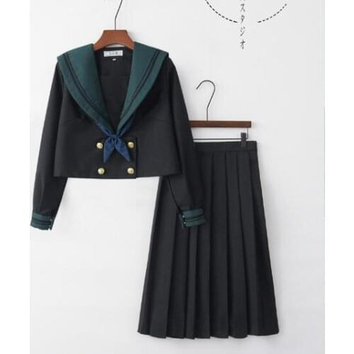 Brilliant Starry Sky Orthodox JK Uniform Skirt Female College Classwear Academy Wind Suit Japanese Short-sleeved Sailor jkn2004b