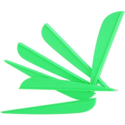 100pcs Arrow vanes 2"plastic arrow vane fletching feather for DIY arrow shaft traditional bow compound bow archery