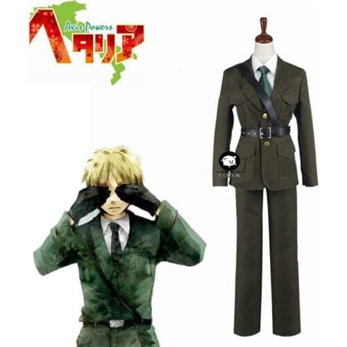 Anime APH Axis Powers Hetalia England UK Arthur Kirkland Cosplay Costume Outfit