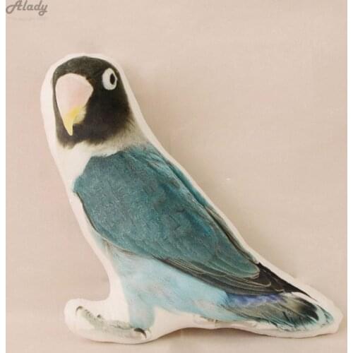Creative 3D Parrot Cushion Cartoon Nap Pillow Pet Car Plush Cushions Sofa Seat Cushion Almofadas Home Decor Textile Cojines