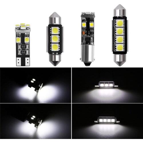21pcs Car LED Interior Light Dome map Lamp Kit License Plate Light Bulbs for BMW E46 Sedan M3 1999-2005 led light bulbs