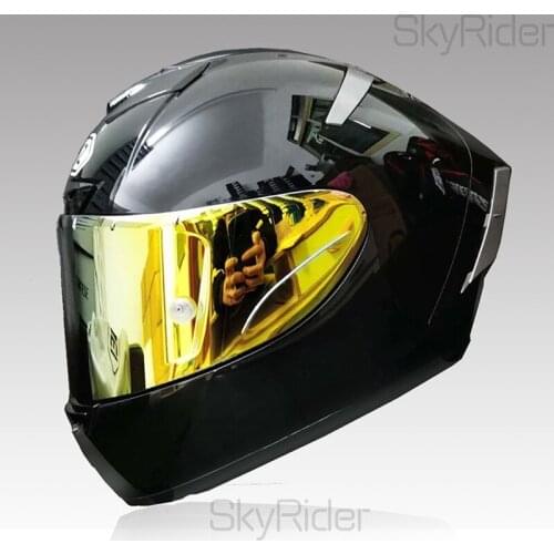 Full Face Motorcycle helmet X 14 glossy white Riding Motocross Racing Motobike Helmet