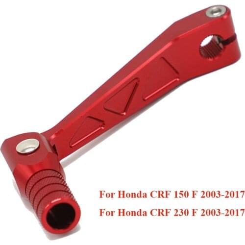 Gear Shift Lever Pedal For Honda CRF250F CRF150F CRF 230F 150F 2003-2013 2014 2015 2016 2017 Motorcycle Foldable Shifter Tip Red