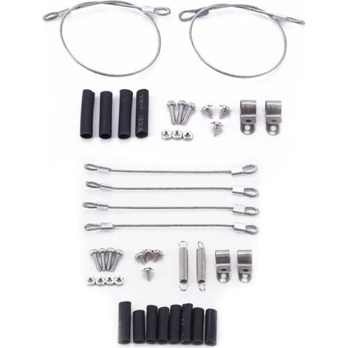 Professional RC Car Steel Rope Set for Traxxas TRX-4 TRX4 for Axial SCX10 1/10 RC Crawler RC Car Accessories for RC Toys Drop