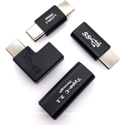 Right Angle USB 3.1 Type C Male to Female USB-C Converter Adapter for Smart Phone for Samsung