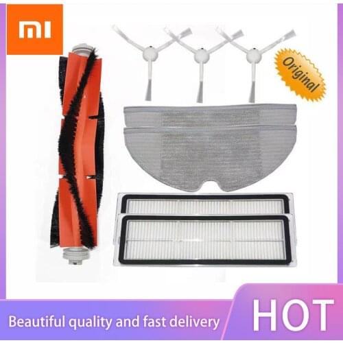 Xiaomi Mijia sweeping robot 1C Original side brush main brush dust box filter main brush cover mop cloths accessories